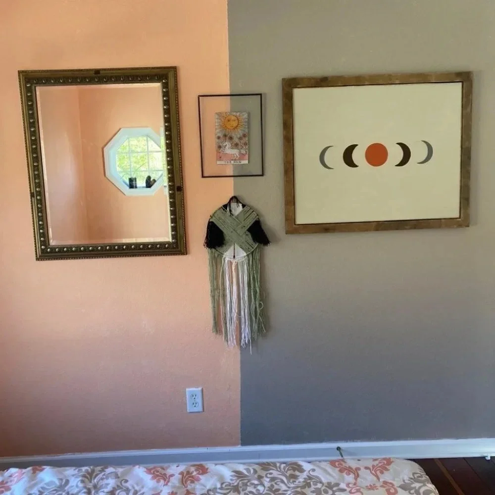Framed Moon Painting